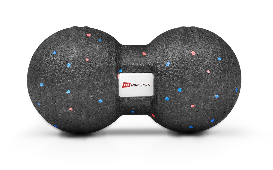 Duo-Massageball aus EPP 80 mm schwarz