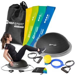 Fitness-Set Balancetrainer mit Zugbändern + Trainingsbänder 500x50mm