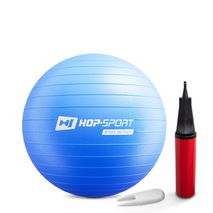 Gymnastikball 45cm mit Luftpumpe - Blau
