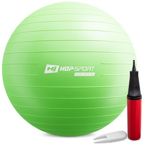 Gymnastikball 75cm mit Luftpumpe​ - Grün