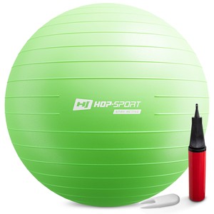 Gymnastikball 75cm mit Luftpumpe​ - Grün