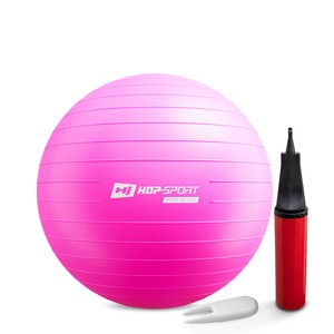 Gymnastikball 55cm mit Luftpumpe - Rosa
