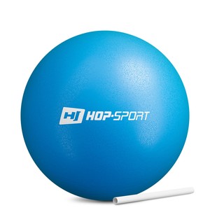 Hop-Sport Pilates Ball 25 cm mit Blasluftröhre - blau
