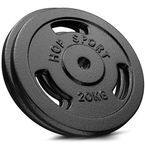 Hop-Sport 40 kg Gusseisen Hantelscheiben 2x20 kg